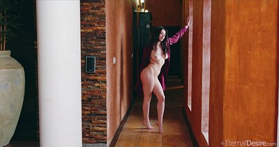 Model Chloe Moss in Liquid Joy